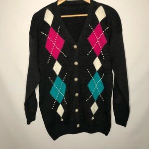 Vintage Women’s Cardigan Embellished Size Large